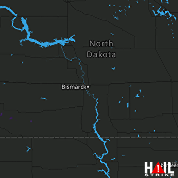 Hail Map Bowman, ND 10-03-2022
