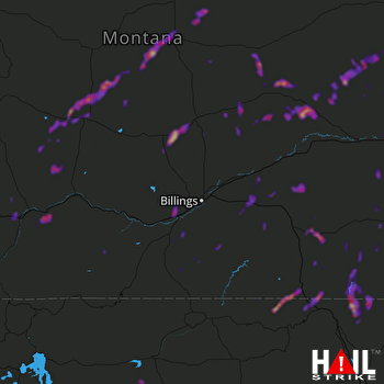 Hail Map Laurel, MT 05-26-2023