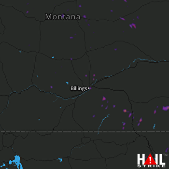Hail Map Shepherd, MT 06-01-2023
