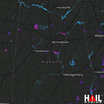 Hail Map Jonesboro, GA 08-16-2022