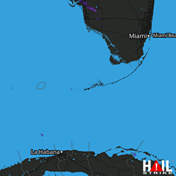 Hail Map Cape Coral, FL 06-28-2022