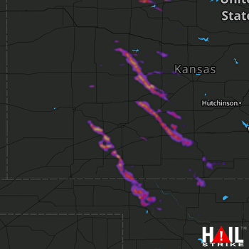 Hail Map Haysville, KS 05-15-2022