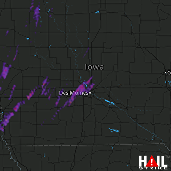 Hail Map Elkhorn, NE 04-23-2022