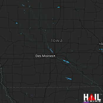 Hail Map Cameron, MO 08-30-2022