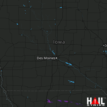Hail Map Bethany, MO 08-30-2022