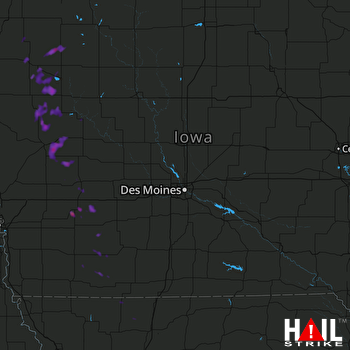 Hail Map Atlantic, IA 05-08-2017