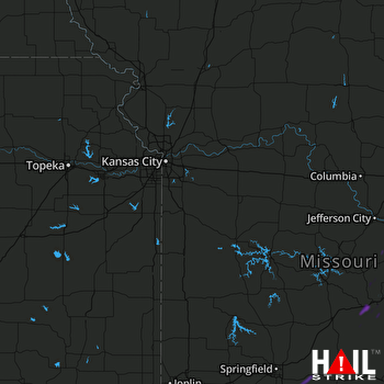 Hail Map Laquey, MO 05-21-2022