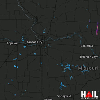 Hail Map Madison, MO 05-26-2022