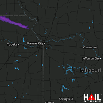 Hail Map Seneca, KS 06-12-2022