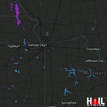 Hail Map Junction City, KS 05-29-2018