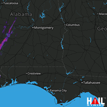 Hail Map Grove Hill, AL 05-26-2022