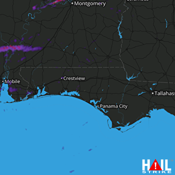 Hail Map Prattville, AL 11-30-2022