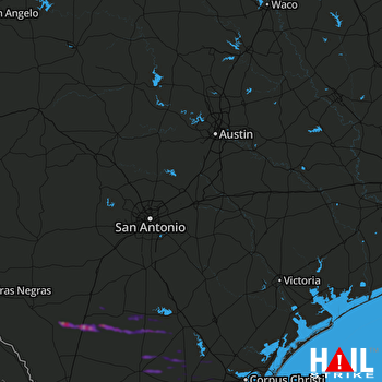 Hail Map SAN ANTONIO 05-25-2022