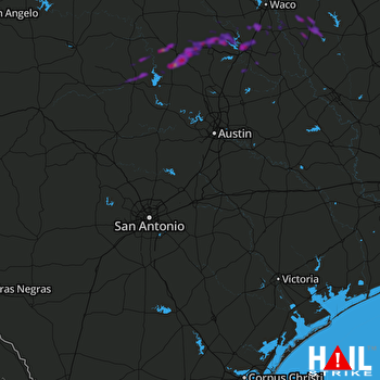 Hail Map Temple, TX 04-03-2018