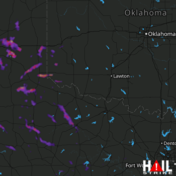 Hail Map Wellington, TX 05-23-2023