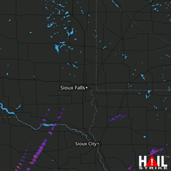 Hail Map Logan, IA 06-15-2022