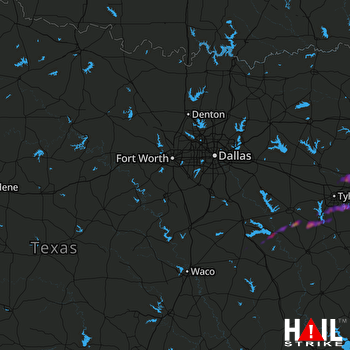 Hail Map Whitehouse, TX 01-19-2022