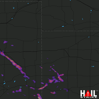 Hail Map Limon, CO 05-19-2022