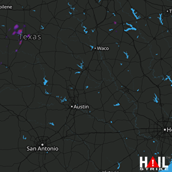 Hail Map Arlington, TX 06-06-2018