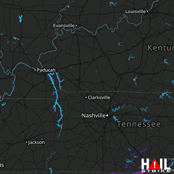 Hail Map New Market, AL 12-11-2021