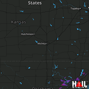 Hail Map Cushing, OK 07-29-2022