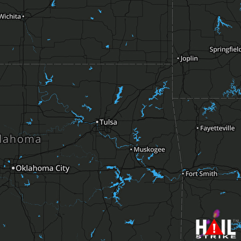 Hail Map TULSA 06-27-2022