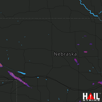 Hail Map Grand Island, NE 05-18-2022