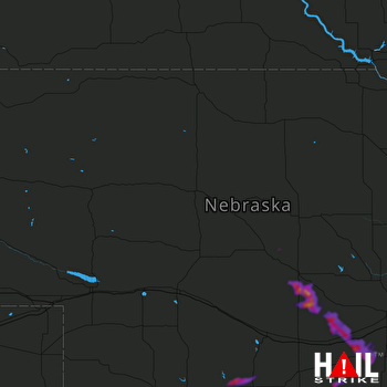 Hail Map Gibbon, NE 07-23-2022