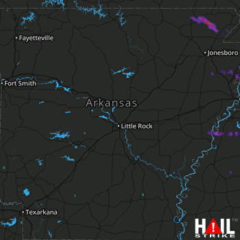 Hail Map Marmaduke, AR 09-25-2022
