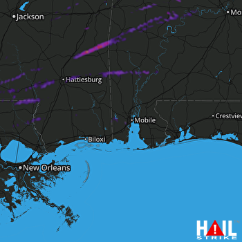 Hail Map Shubuta, MS 11-30-2022