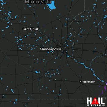 Hail Map Holmen, WI 12-16-2021