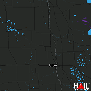 Hail Map GRAND FORKS 08-16-2022
