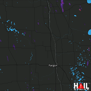 Hail Map Shevlin, MN 10-24-2022