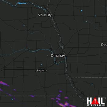Hail Map Atchison, KS 05-15-2022