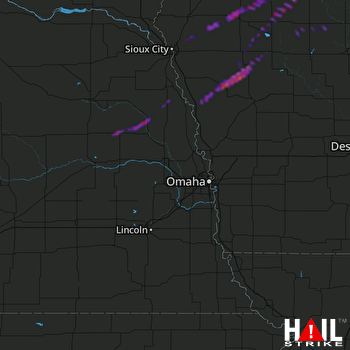 Hail Map Cherokee, IA 05-20-2022