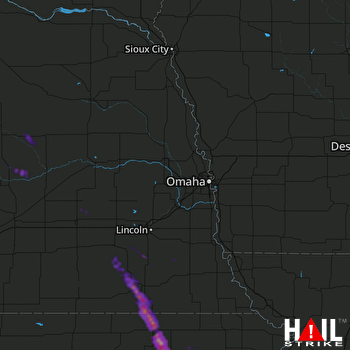 Hail Map Marysville, KS 06-10-2022