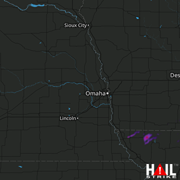 Hail Map Tarkio, MO 09-17-2022