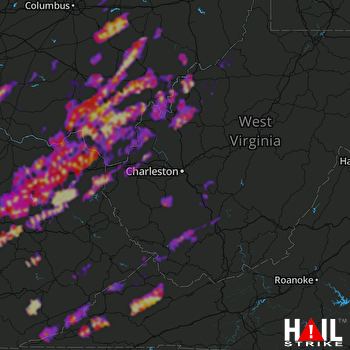 Hail Map Lancaster, OH 04-06-2017
