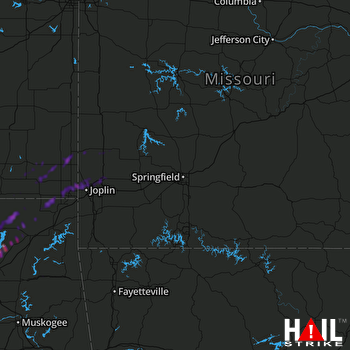Hail Map Carl Junction, MO 05-05-2022