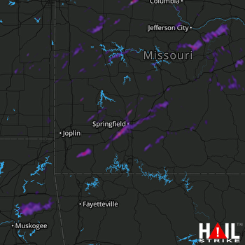 Hail Map Republic, MO 05-21-2022