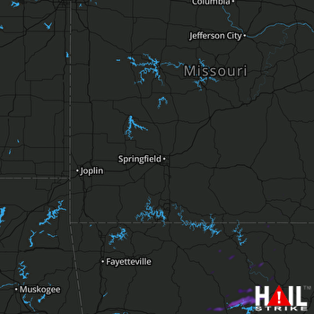 Hail Map Clinton, AR 06-10-2023