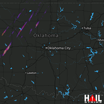 Hail Map Fairview, OK 11-04-2022