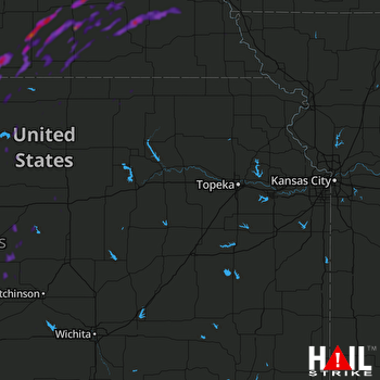 Hail Map Hickman, NE 09-21-2018