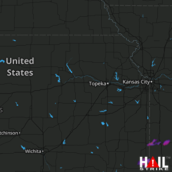Hail Map Pittsburg, KS 08-09-2022