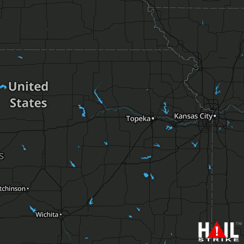 Hail Map Osborne, KS 08-29-2022
