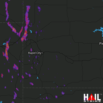Hail Map Lusk, WY 05-28-2023