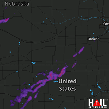 Hail Map Plainville, KS 06-13-2022