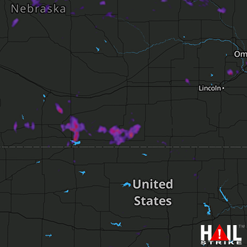 Hail Map Norfolk, NE 07-06-2022