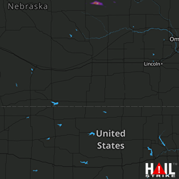 Hail Map Ewing, NE 08-02-2022