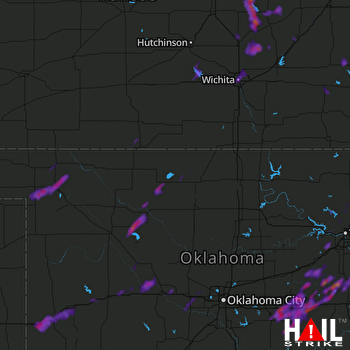 Hail Map Wichita, KS 05-13-2022